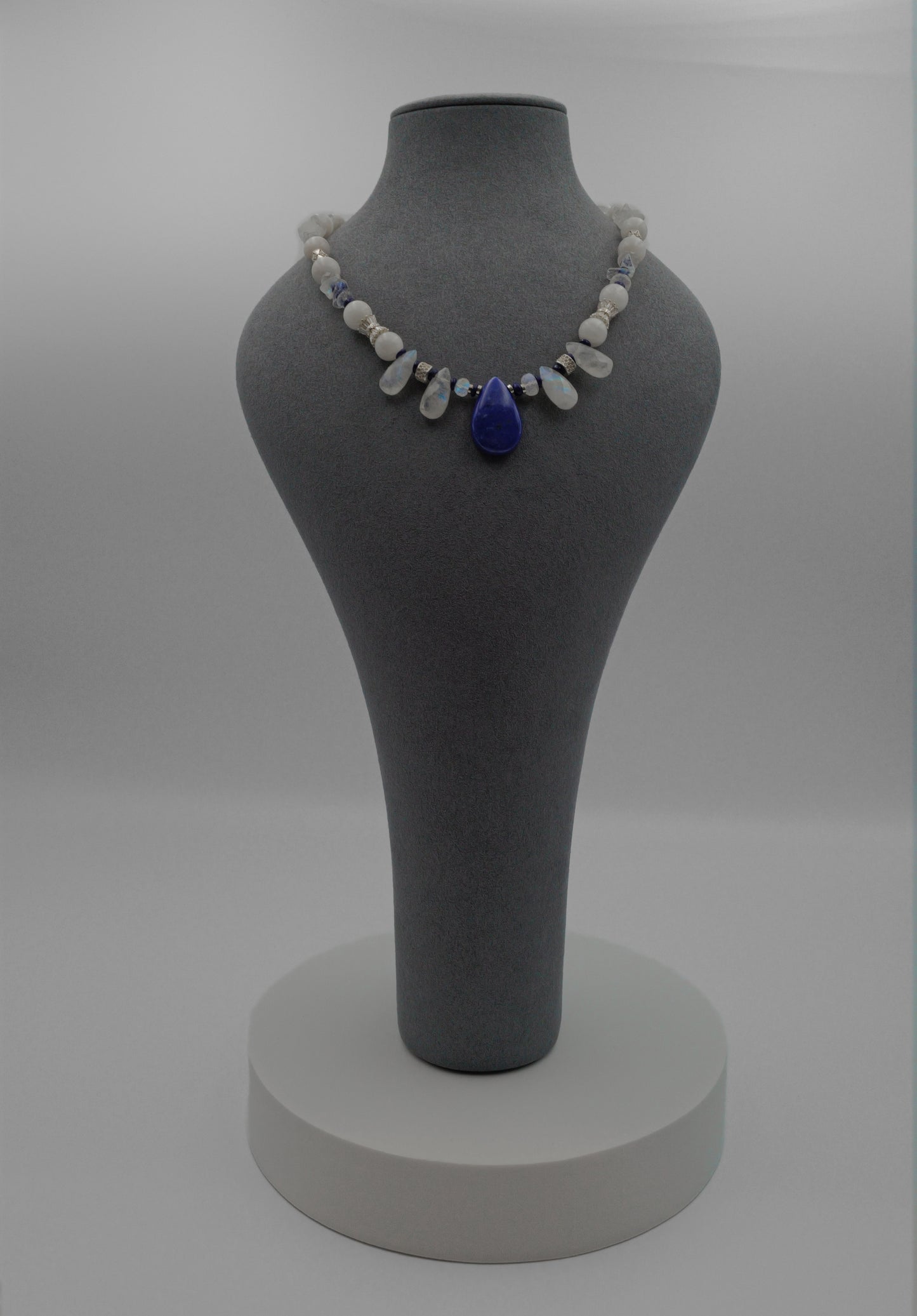 Blue Galaxy Within Choker Necklace - Tania Nerol