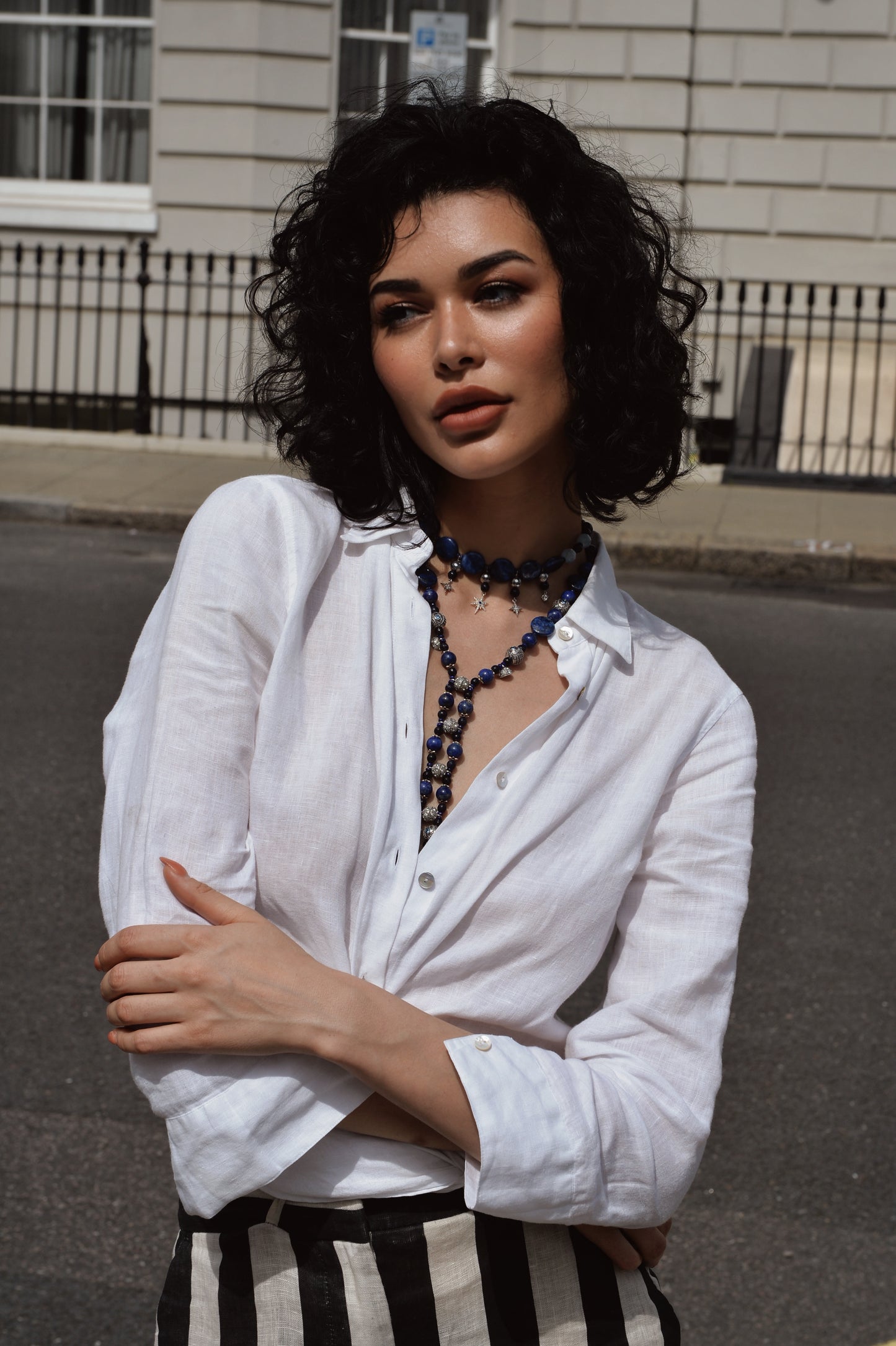 Midnight Galaxy Long Necklace - Tania Nerol