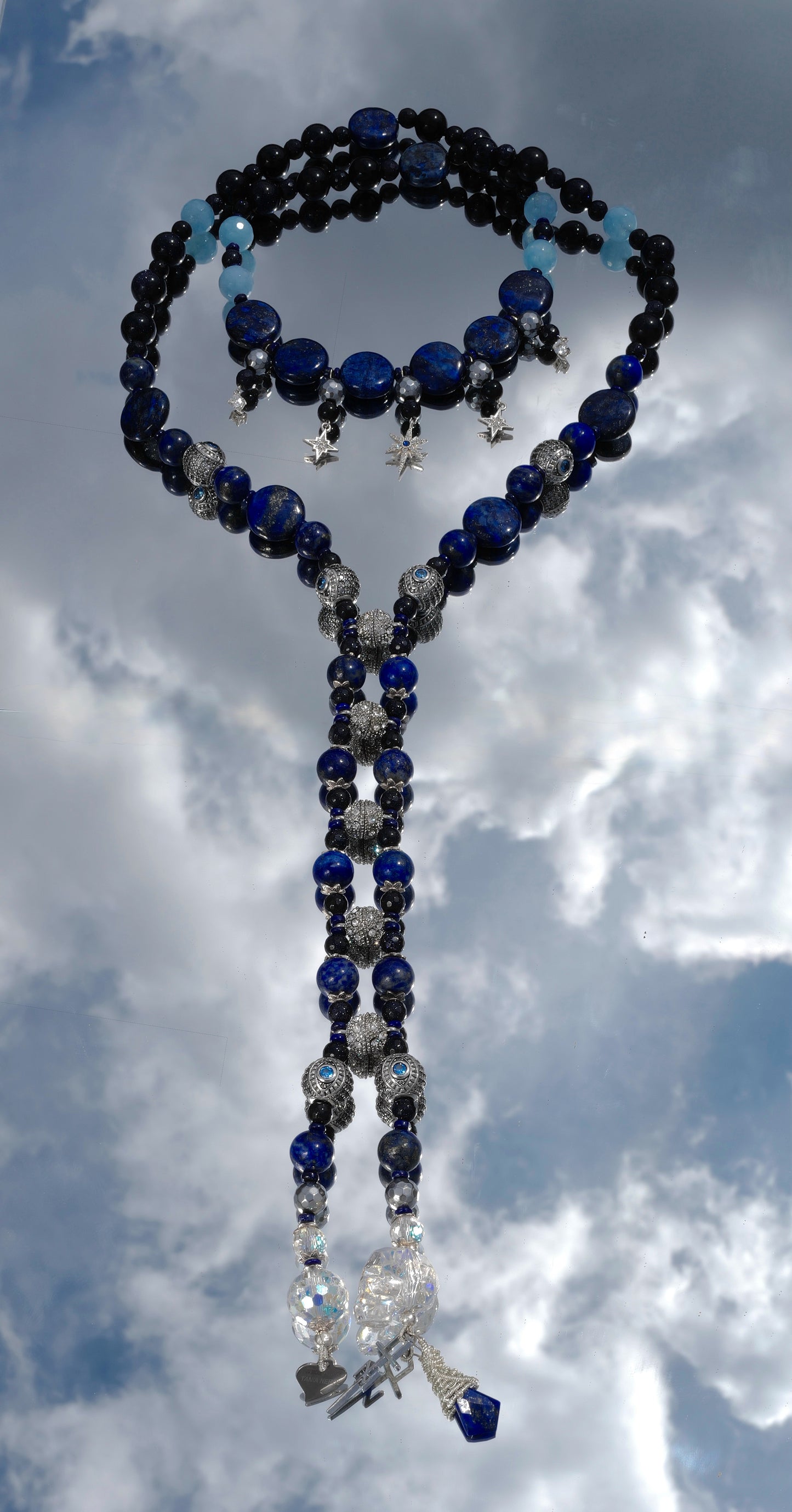 Midnight Galaxy Long Necklace - Tania Nerol