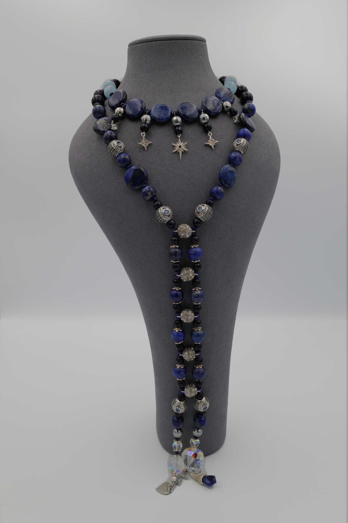 Midnight Iced Galaxy Statement Necklace - Tania Nerol