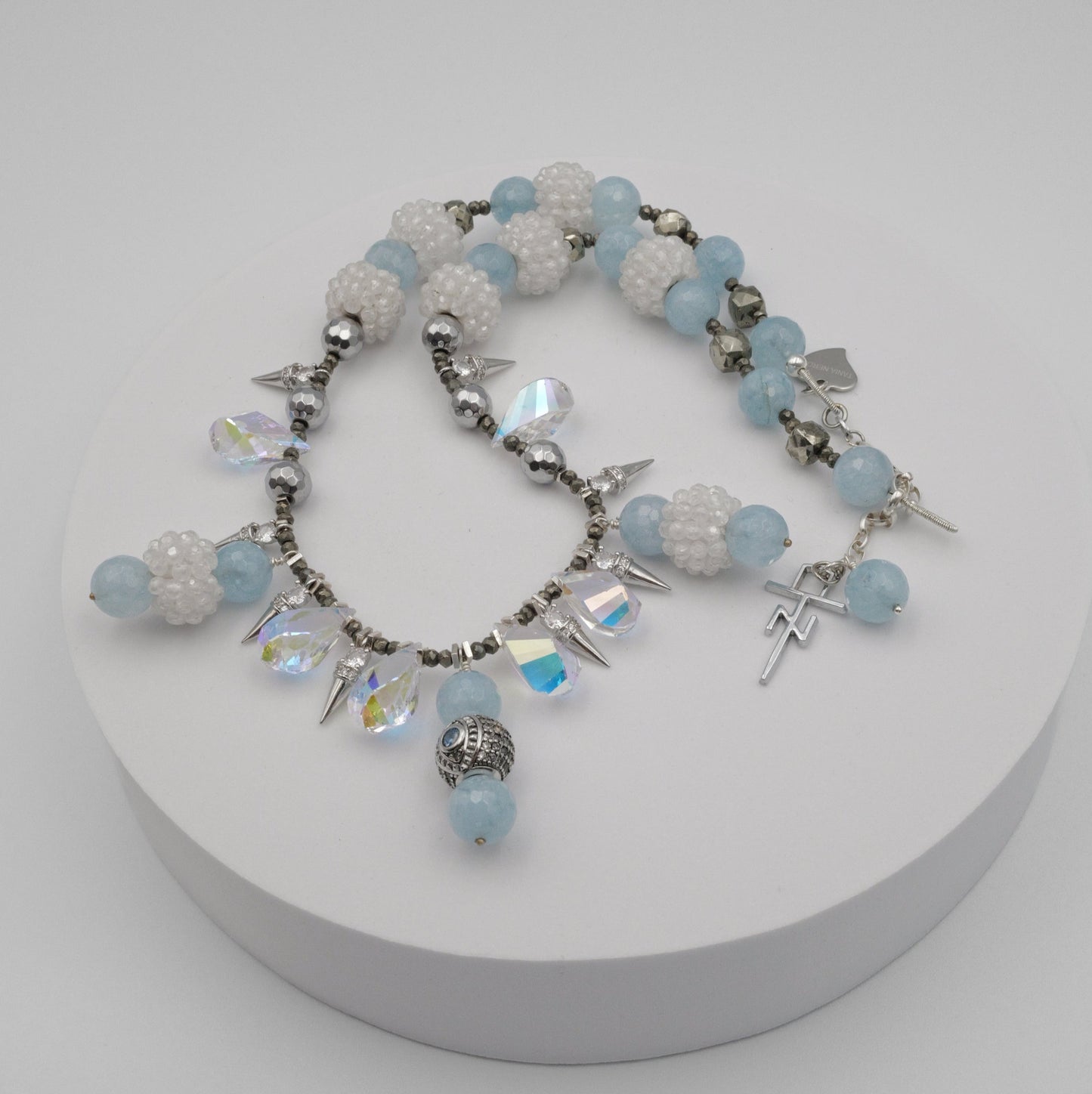 Snow Ice Light Choker Necklace - Tania Nerol