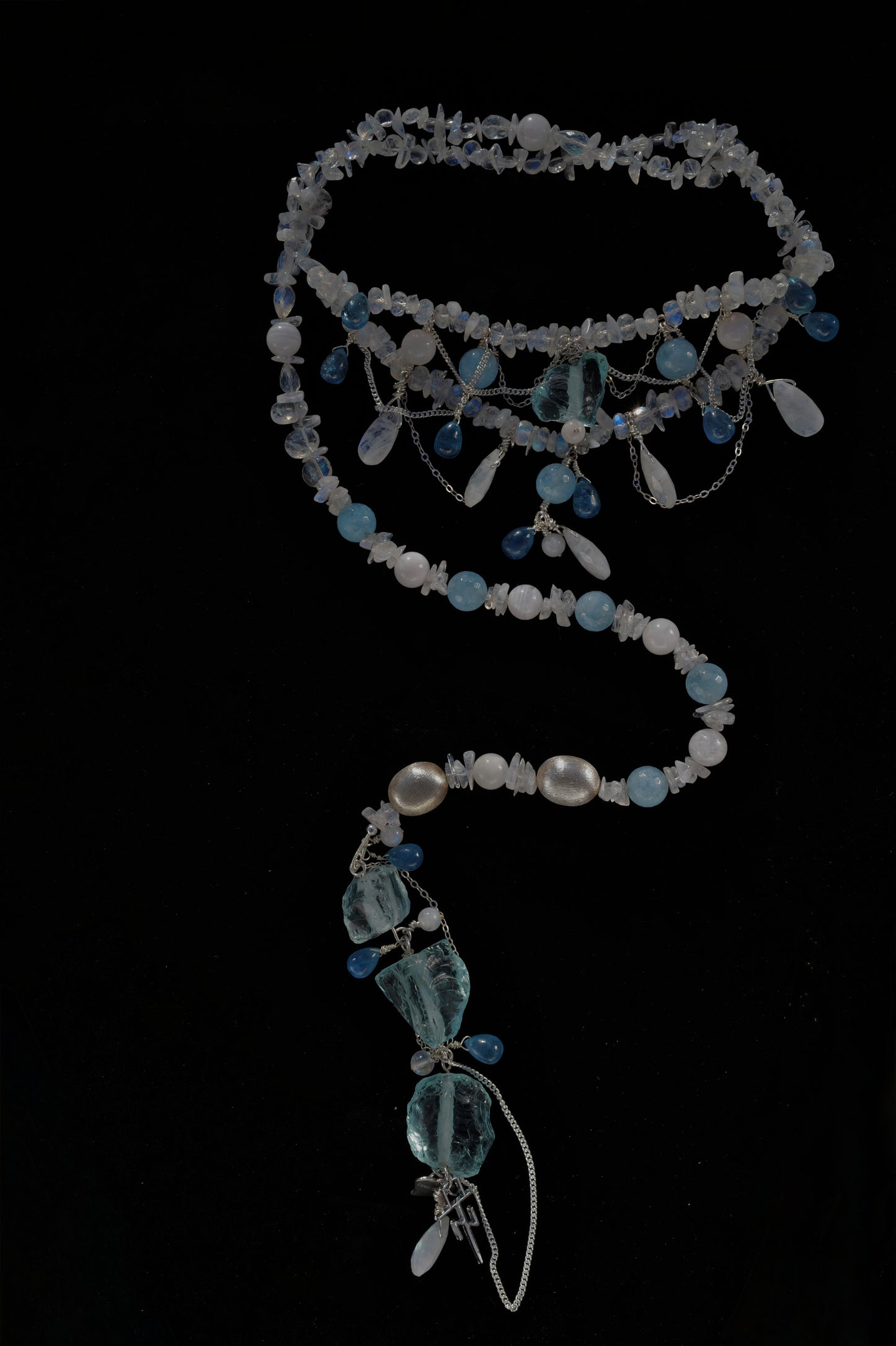 Princes Aqua - Choker Necklace - Tania Nerol