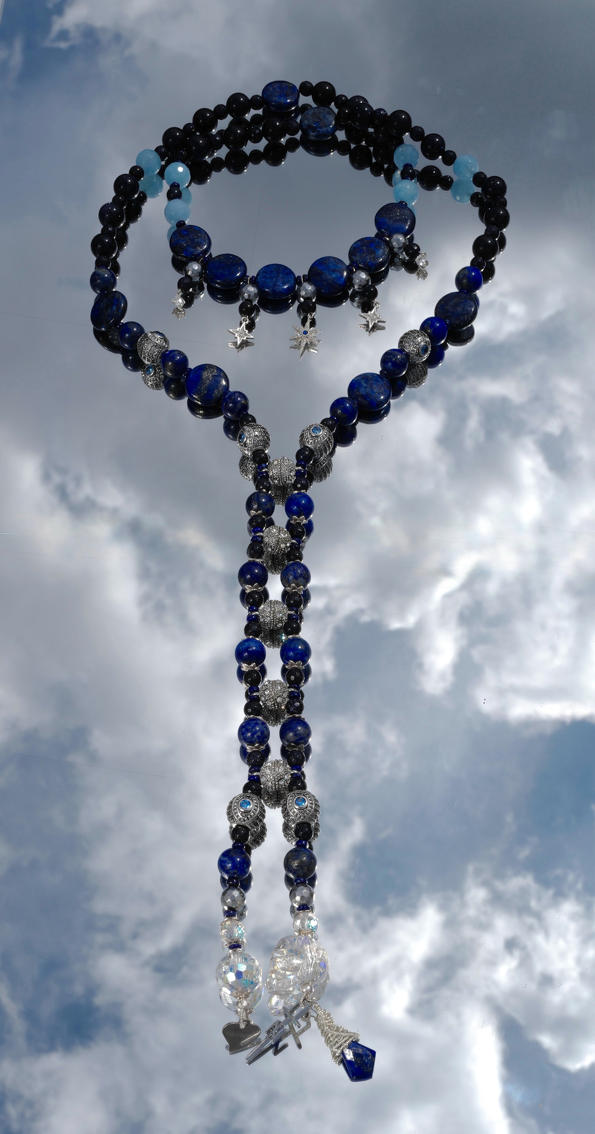 Midnight Galaxy Long Necklace - Tania Nerol