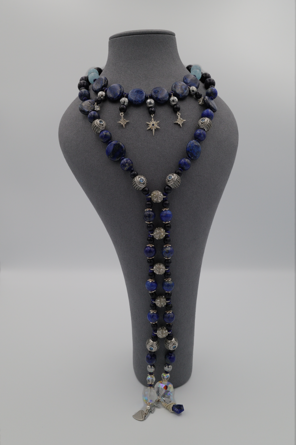 Midnight Iced Galaxy Statement Necklace - Tania Nerol