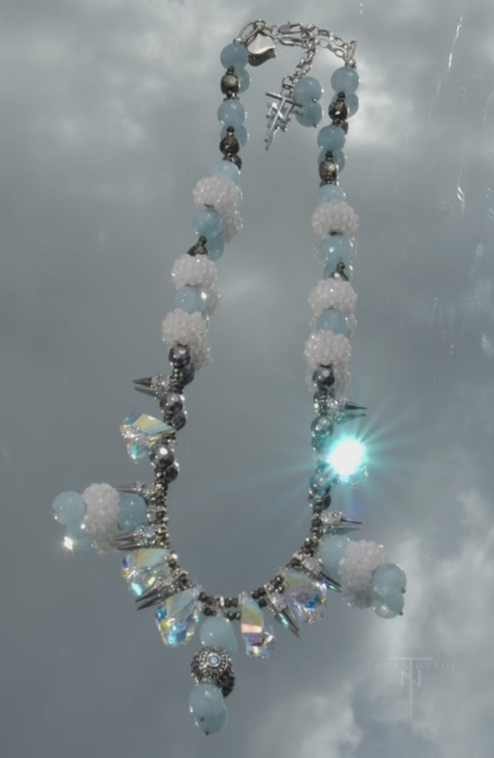 Snow Ice Light Choker Necklace