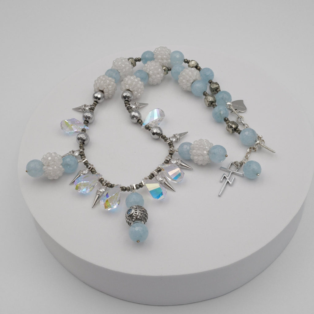 Snow Ice Light Choker Necklace - Tania Nerol